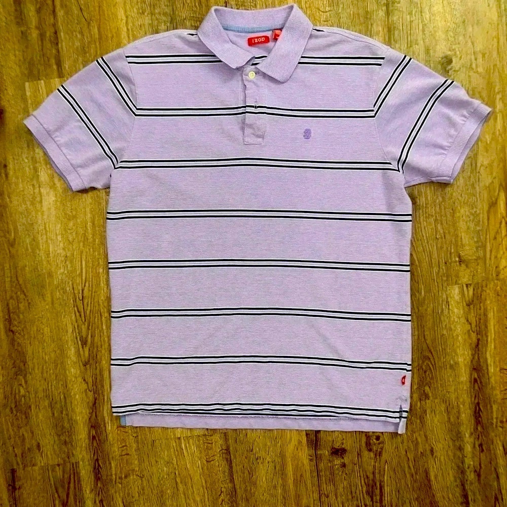 Izod• Striped Regular Fit Polo